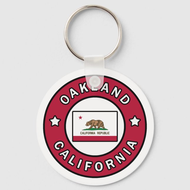 Oakland California Key Ring (Front)