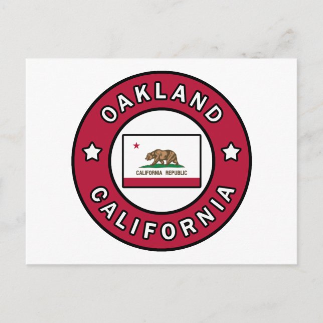Oakland California Postcard (Front)