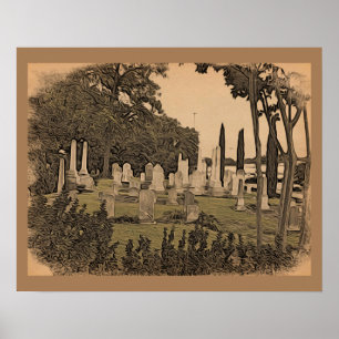 Oakland Cemetery, Atlanta, GA Poster
