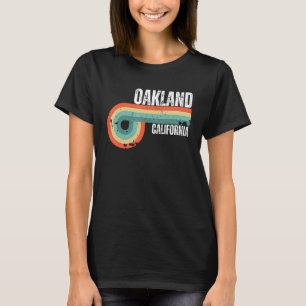 Oakland City California State Vintage Retro Souven T-Shirt