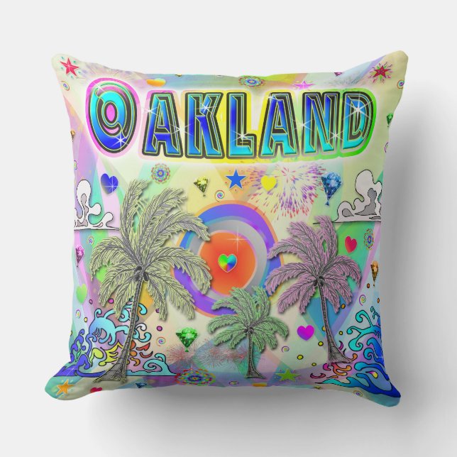 Oakland Deep Dream Pillow (Front)