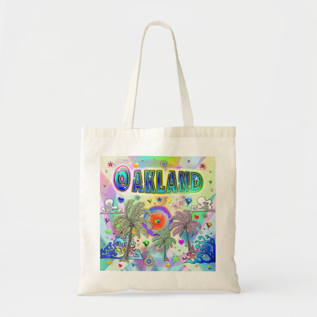 Oakland Deep Dream Tote Bag (Front)