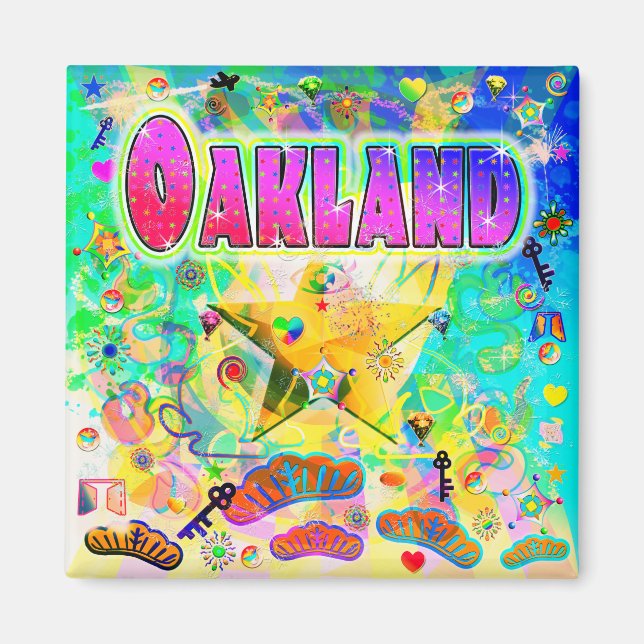 Oakland Epoch Hour Magnet (Front)