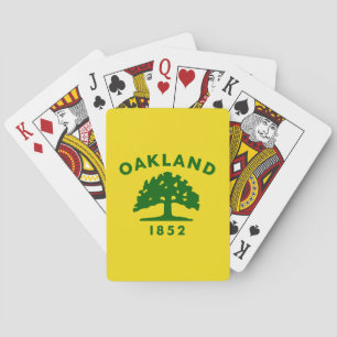 Oakland Flag, California Playing Cards