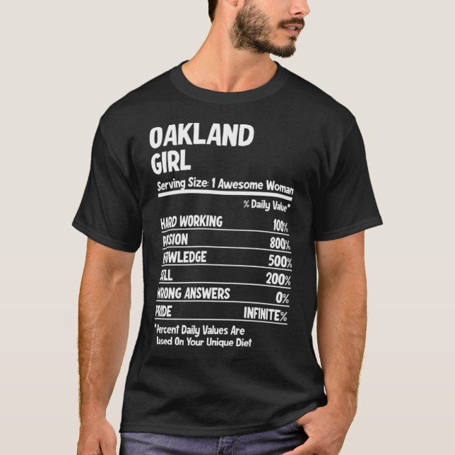 Oakland Girl T-Shirt (Front)