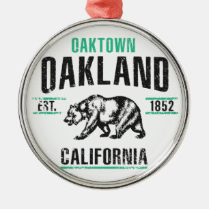 Oakland Metal Ornament