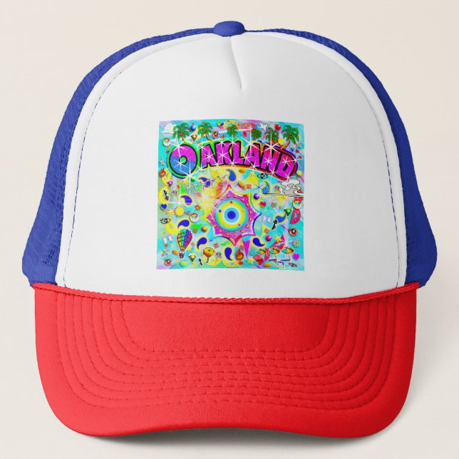 Oakland Mystic Dance Trucker Hat (Front)