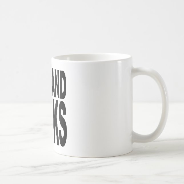 Oakland Sucks Coffee Mug (Right)