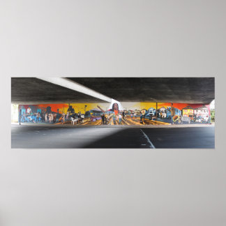 Oakland Super Heroes Mural 1 Poster