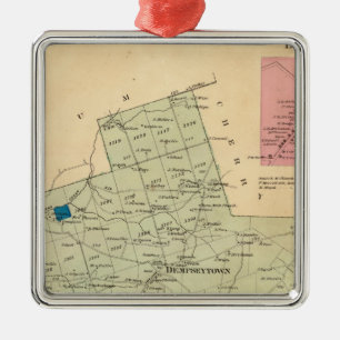 Oakland Township Metal Tree Decoration
