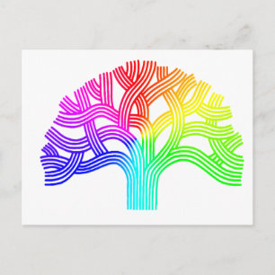 Oakland Tree Rainbow Postcard