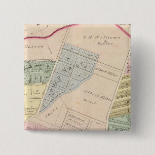 Oakland, vicinity 7 15 cm square badge