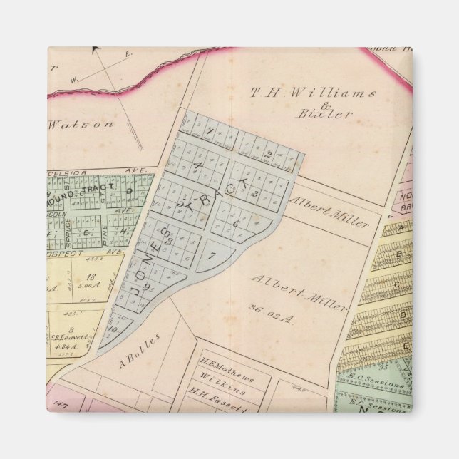 Oakland, vicinity 7 magnet (Front)