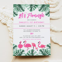 OAKLEY Let's Flamingle Hot Pink Girls 1st Birthday