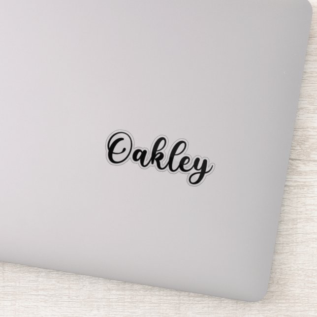 Oakley Name - Handwritten Calligraphy (Detail)