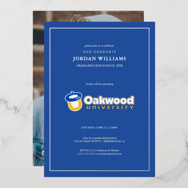 Oakwood University Graduation (Front/Back)