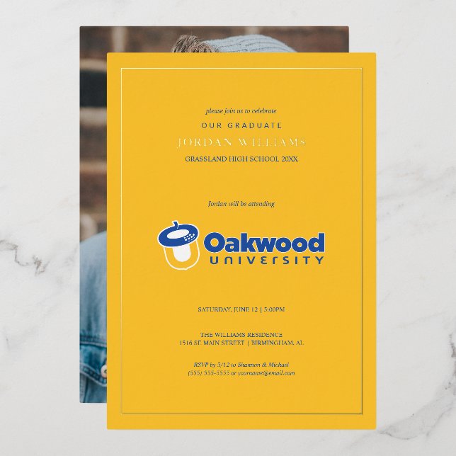 Oakwood University Graduation (Front/Back)