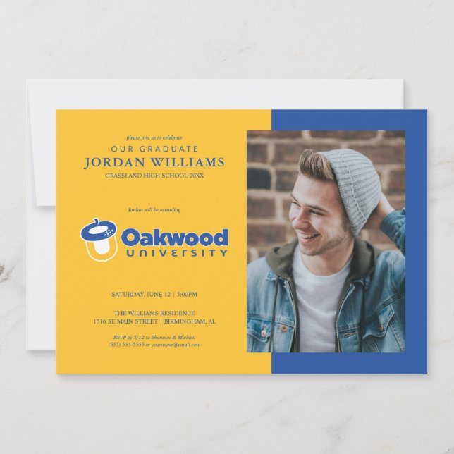 Oakwood University Graduation Announcement (Front)