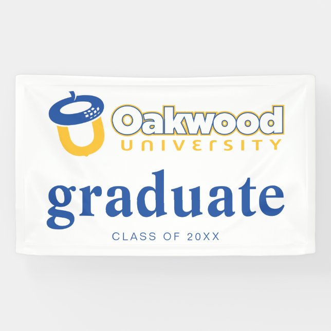 Oakwood University Graduation Banner (Horizontal)