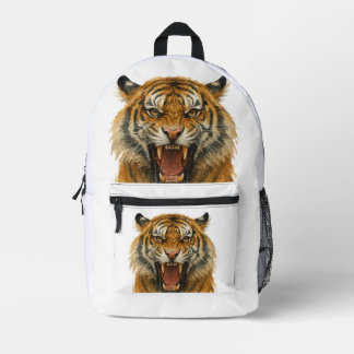 oar of the Wild Strength in Every Stripe Printed Backpack