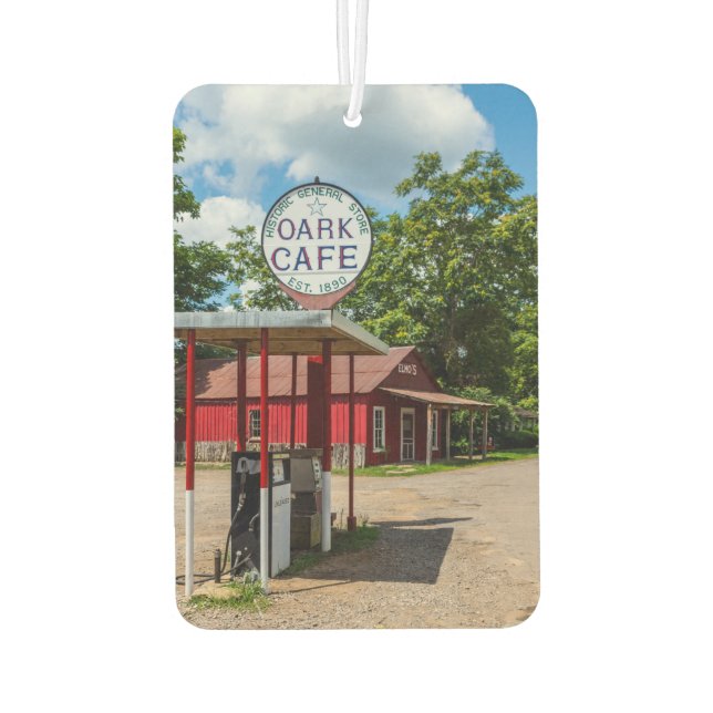 Oark Gas Pumps Car Air Freshener (Back)
