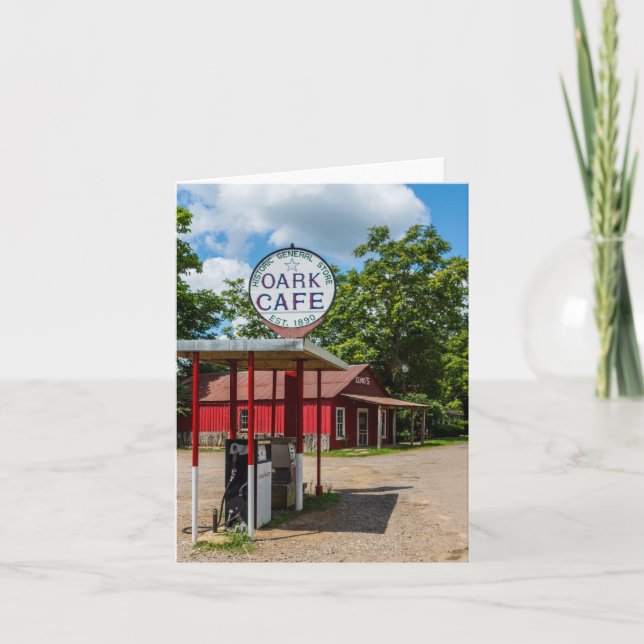 Oark Gas Pumps Card (Front)