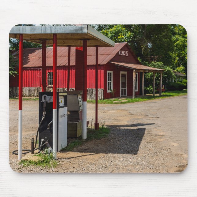 Oark Gas Pumps Mouse Pad (Front)