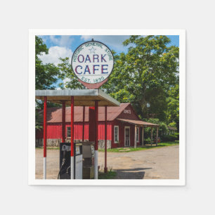 Oark Gas Pumps Napkin