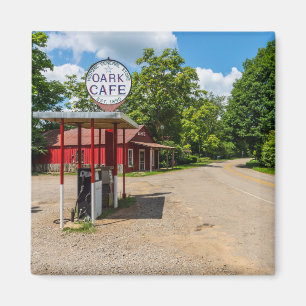 Oark Gas Station Magnet