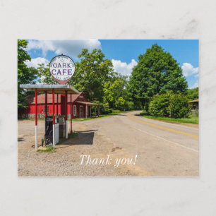 Oark Gas Station Postcard