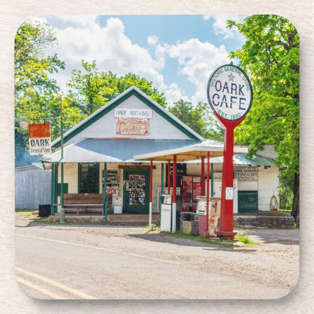 Oark General Store Coaster Set (Front)