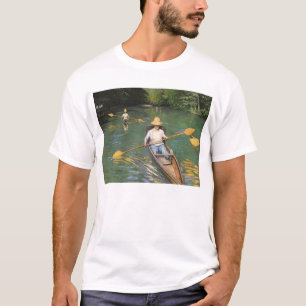 Oarsmen by Gustave Caillebotte, Vintage Fine Art T-Shirt