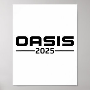 Oasis 2025 Vacation California Ca Vintage Retro So Poster