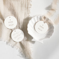 OASIS Beach Minimalist Wedding Thank You