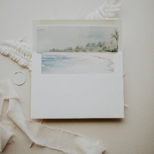 OASIS Beach Wedding Envelope