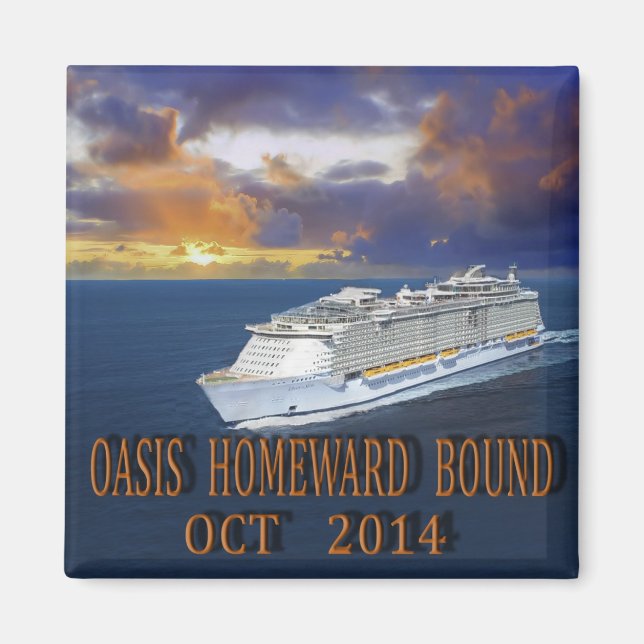 OASIS HOMEWARD BOUND MAGNET (Front)