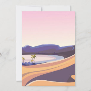 Oasis landscapes holiday card