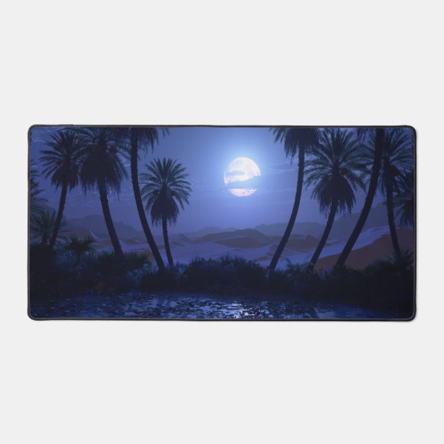 Oasis (Moonlight) Desk Mat (Front)