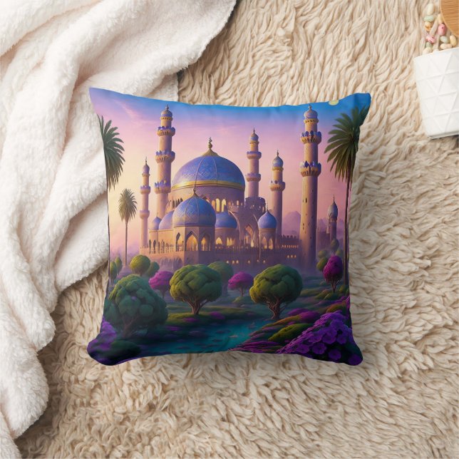 Oasis of the Minaret Castle Cushion (Blanket)