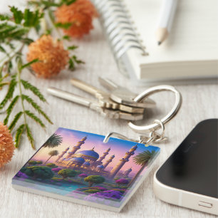 Oasis of the Minaret Castle Key Ring