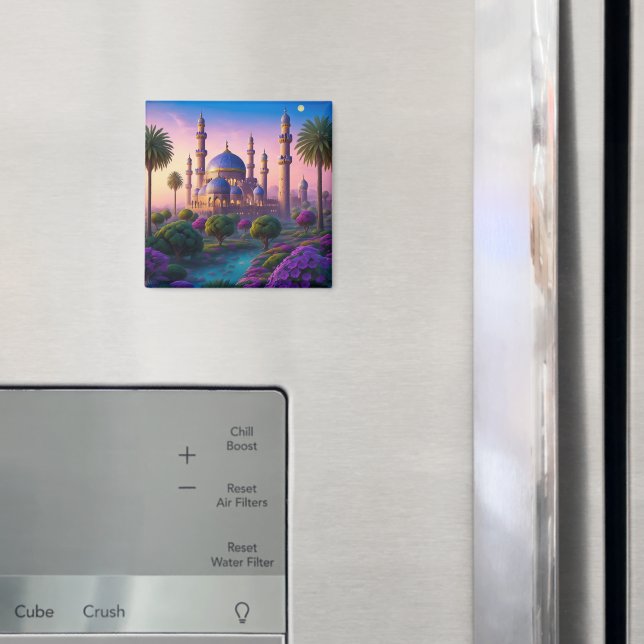 Oasis of the Minaret Castle Magnet (In Situ (Fridge))