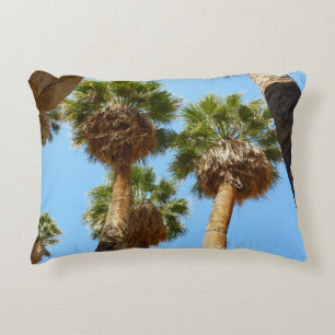 Oasis Palms at Joshua Tree National Park Decorative Cushion