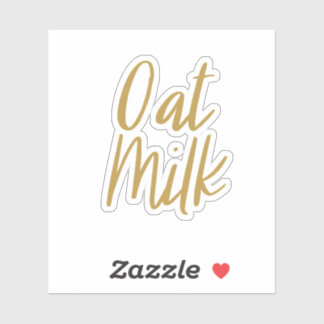 Oat Milk Storage Sticker
