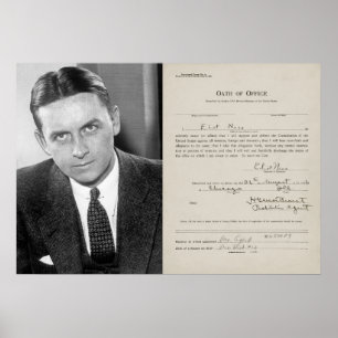 OATH of OFFICE - UNTOUCHABLES ELIOT NESS Poster