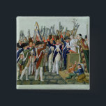 Oath of the Districts, February 1790 15 Cm Square Badge<br><div class="desc">Lesueur Brothers's Oath of the Districts,  February 1790 located at the Musee de la Ville de Paris,  Musee Carnavalet,  Paris,  France. The Oath of the Districts,  February 1790 was created around the 18th century.</div>