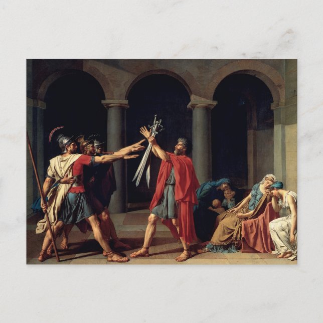 Oath of the Horatii Postcard (Front)