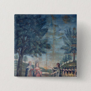 Oath of the King, the Queen 15 Cm Square Badge