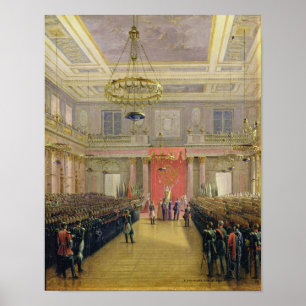 Oath of the Successor to the Throne Alexander II Poster