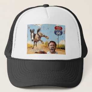 Oatman Arizona Route 66 Photo Kicks Trucker Hat