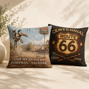 Oatman Arizona Wild Burro Accent Decor Cushion